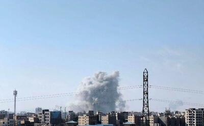  اولین تصاویر از بمباران امروز تهران