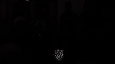  لحظه اصابت موشک به محل جلسه طلاب قم