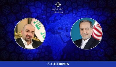  تماس تلفنی وزیر امور خارجه با رئیس اتحادیه میهنی کردستان عراق