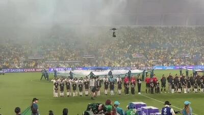  سلام نظامی تیم ملی زنان ایران به سرود ملی (ویدئو)