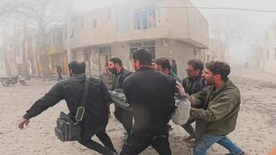  فیلم حمله آمریکا و اسرائیل به مناطق مسکونی خرم‌ آباد