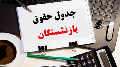  جدول زمان بندی واریز حقوق بازنشستگان تامین اجتماعی، کشوری و لشکری در اسفند ماه ۱۴۰۴