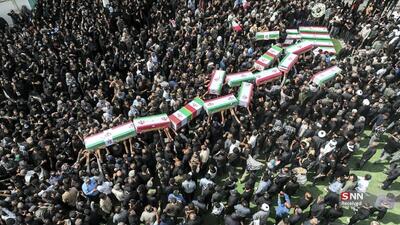  گزارش مراسم تشییع پیکر شهدای حملات آمریکایی صهیونی در سراسر کشور + فیلم