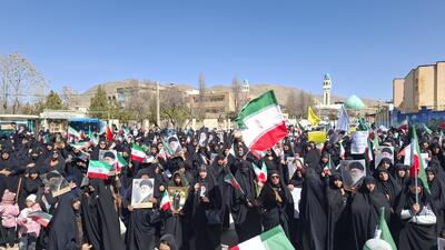  امروز بانوان شهرکردی میدان‌داری کردند + فیلم