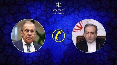  تماس تلفنی وزرای امور خارجه ایران و روسیه