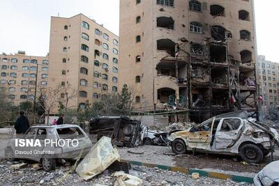  اصابت مستقیم ۱۷ نقطه مسکونی تهران در حملات هوایی