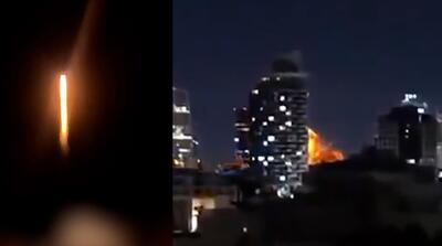  لحظات اصابت موشک ایران با سرعت 16 ماخ!