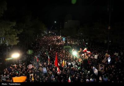  بلوار 17 شهریور میعادگاه حماسه سمنانی‌ها در سوگ رهبر شهید تصاویر - تسنیم
