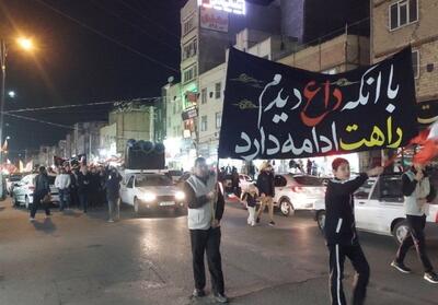  راهپیمایی نمازگزاران نسیم‌شهری در وگ شهادت امام خامنه‌ای فیلم - تسنیم