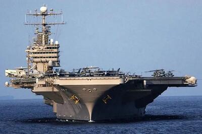  حمله موشکی نیروی دریایی ارتش به ناو آبراهام لینکلن