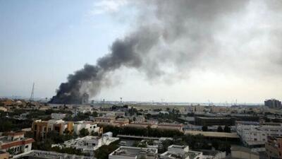  تصاویری از هتلی در منامه پس از برخورد پهپاد