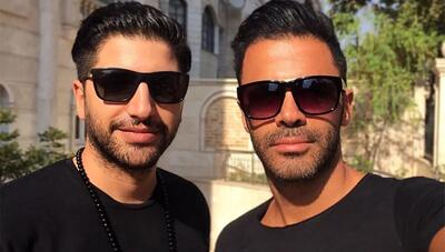  حضور سیروان و زانیار خسروی در تجمع‌ دیشب تجریش