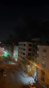  ویدئویی از انفجار ساعت گذشته در مرکز تهران
