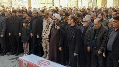 تشییع پیکر شهید خلبان مهدی عالی در گرگان