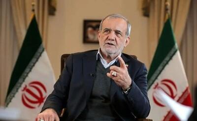  پزشکیان: مردم کردستان پای کار ایران ایستاده‌اند