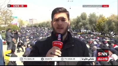  حضور مردم در نماز جمعه پیام ایستادگی تا پای جان را دارد + فیلم