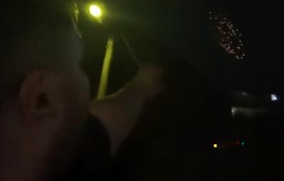  شادی مردم فلسطین از موشک باران سرزمین‌های اشغالی توسط سپاه پاسداران