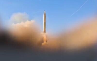  لحظه شلیک موشک‌های خرمشهر۴، خیبر و فتاح در موج بیست و دوم عملیات وعده صادق ۴