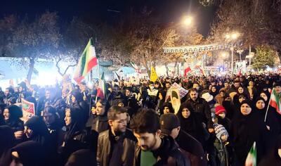  هفتمین شب خروش مردم بجنورد + فیلم