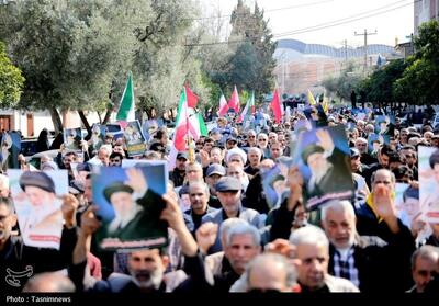  فریاد خونخواهی امام شهید امت در دیار استرآباد تصاویر - تسنیم