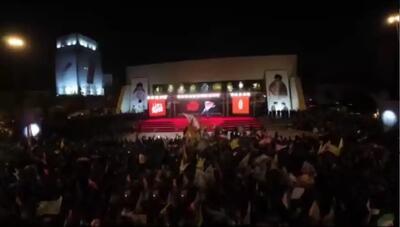  مراسم عزاداری و تشییع نمادین رهبر شهید ایران در پایتخت عراق