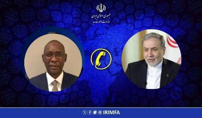  رایزنی وزیران خارجه ایران و سنگال در مورد حملات آمریکا و اسرائیل به کشورمان