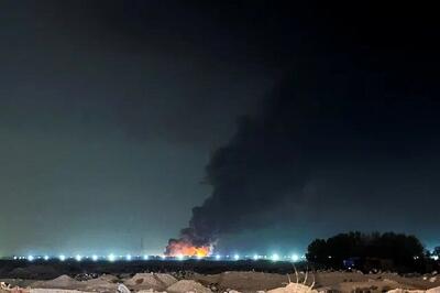  مقر آمریکا آتش گرفت