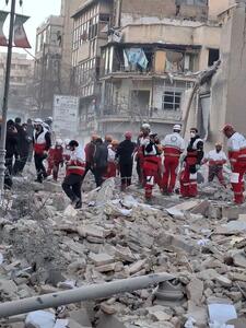  نجات معجزه‌آسای کودک ۶ ماهه از زیر آوار