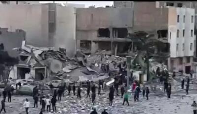  ویدئویی از حمله دشمن به فلکه چهارم تهرانپارس