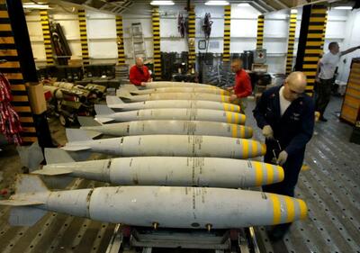  آمریکا فروش ۱۲ هزار بمب هوایی به اسرائیل را تایید کرد