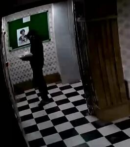  سلام نظامی پیک موتوری به عکس رهبر شهید + فیلم