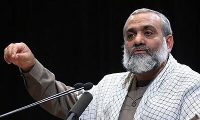  سردار نقدی: خدا را شکر می کنیم میدان جهادی برای ما باز کرد برای محو اسرائیل/ داغ شهادت رزمندگان بر سینه ما سنگینی می کرد/ امید بتوانیم رسالت تاریخ مان را انجام دهیم/ برای مقدمه ظهور امام زمان اسرائیل باید حذف شود و آمریکا از منطقه پاکسازی شود/ ویدئو