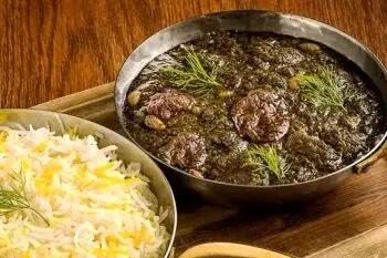  دستور پخت خورشت قورمه سبزی با گوشت قلقلی