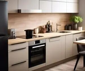  بهترین رنگ کابینت آشپزخانه برای لوازم سیلور و مشکی