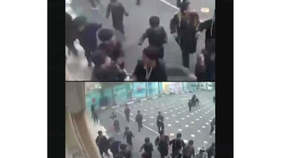  فیلم لحظه اصابت موشک به نزدیکی مدرسه پسرانه قزوین