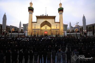  گزارش تصویری: تعویض پرچم حرم امام علی(ع)