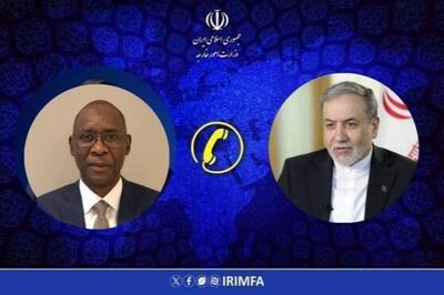  گفت‌وگوی تلفنی وزاری خارجه ایران و سنگال درباره تحولات خاورمیانه