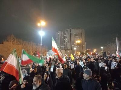  هفتمین شب عزاداری رهبر انقلاب در المپیک تهران+فیلم