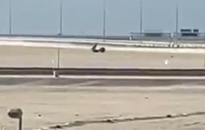  لحظه شلیک از پایگاه جفیر به سمت آب‌شیرین‌کن قشم