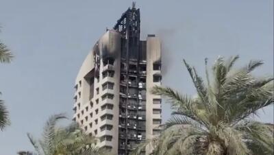  تصاویر جدید از برج هدف قرارگرفته در کویت