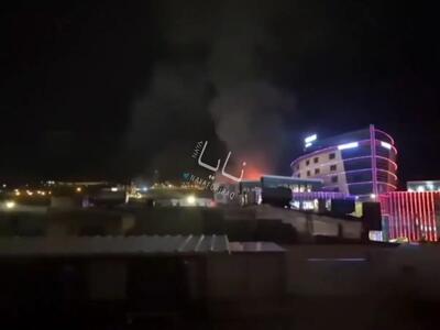  تصاویری از حمله به هتل نظامیان آمریکا در عراق