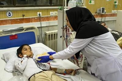  وضعیت کودکان مجروح در بیمارستان مفید تهران