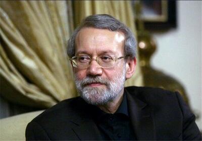  کنایه علی لاریجانی به آمریکا با عکسی از سید حسن نصرالله