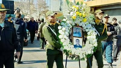  تشییع پیکر ۲ شهید حملات تروریستی در هشترود