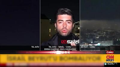  هیجان مجری سی‌ان‌ان تُرک از بارش موشک‌های خوشه‌ای ایران بر سر اشغالگران + فیلم