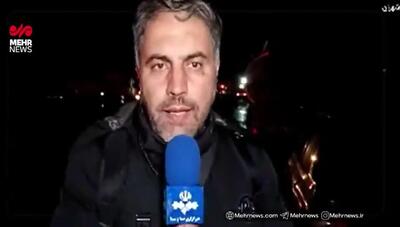  فیلم جزئیات حمله موشکی دشمن آمریکایی-صهیونی به انبار نفت شهران