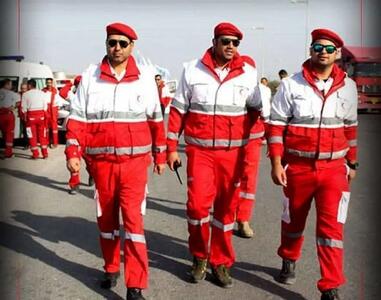  پزشکان داوطلب در کنار تیم های امداد و نجات برای ارائه خدمات درمانی فوری به میدان آمدند