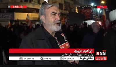  ابراهیم عزیزی: آمریکایی‌ها مجبور به پذیرش شکست هستند+فیلم