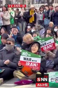  تظاهرات ضد جنگ در سئول+فیلم