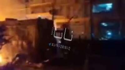  حمله موشکی اسرائیل به آمبولانس اورژانس استان تهران